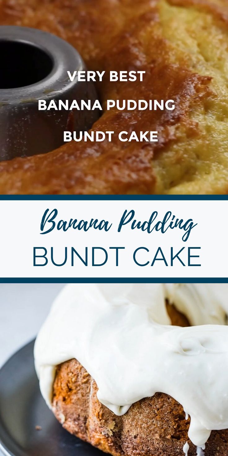 The Best Banana Pudding Cake Bundt Cake Recipe Oh Sweet Basil