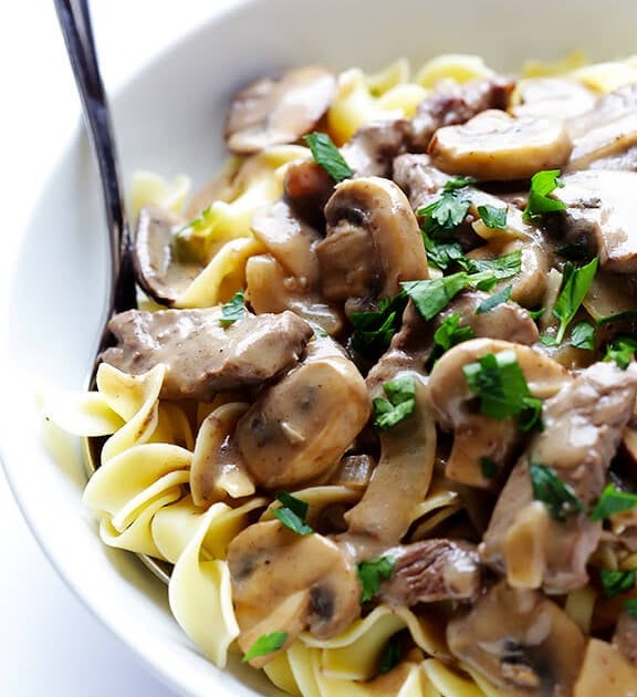 The Best Beef Stroganoff Recipe Gimme Some Oven