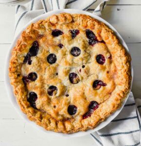 The Best Blueberry Rhubarb Pie Zestful Kitchen