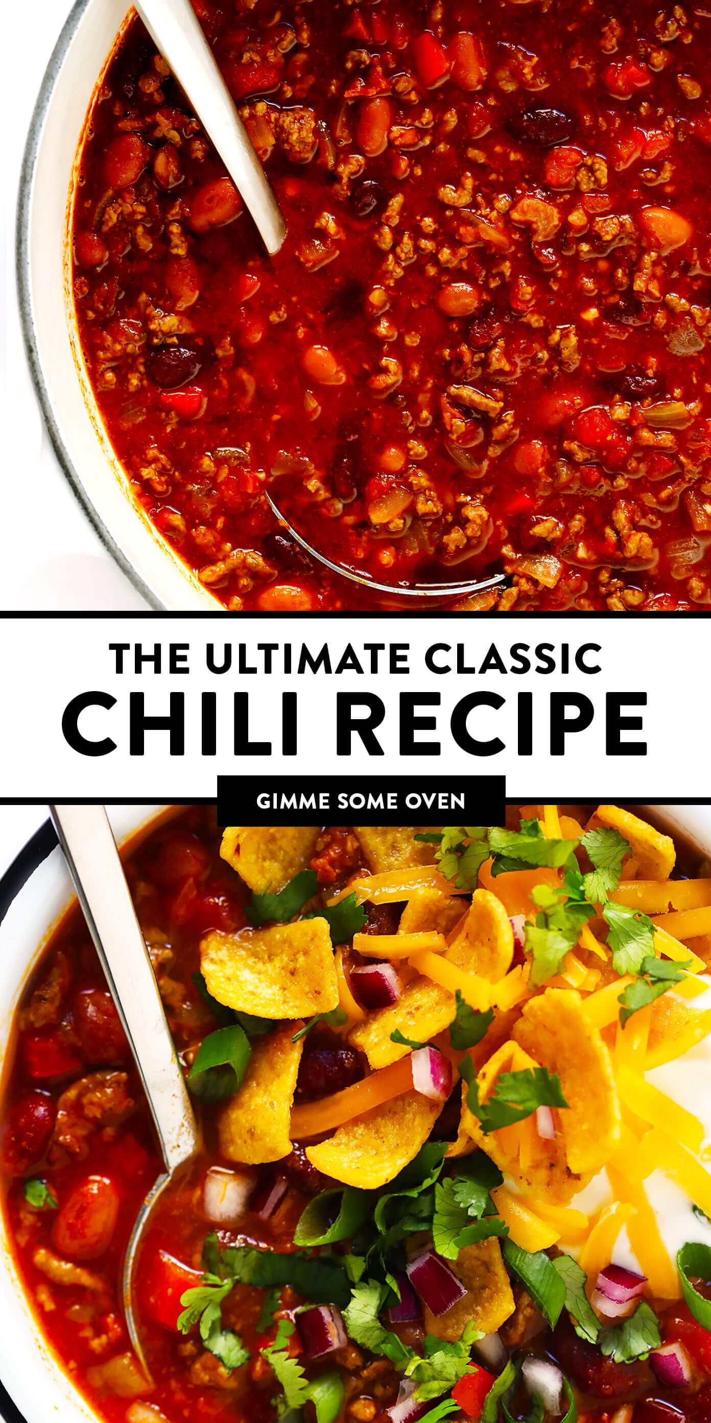 The Best Chili Recipe Gimme Some Oven