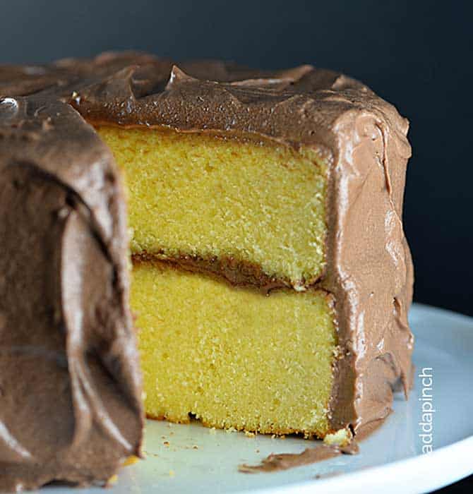 The Best Classic Yellow Cake Recipe Add A Pinch