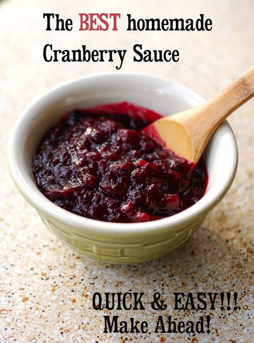 The Best Cranberry Sauce Recipe For Thanksgiving Easy To Make Ahead Of