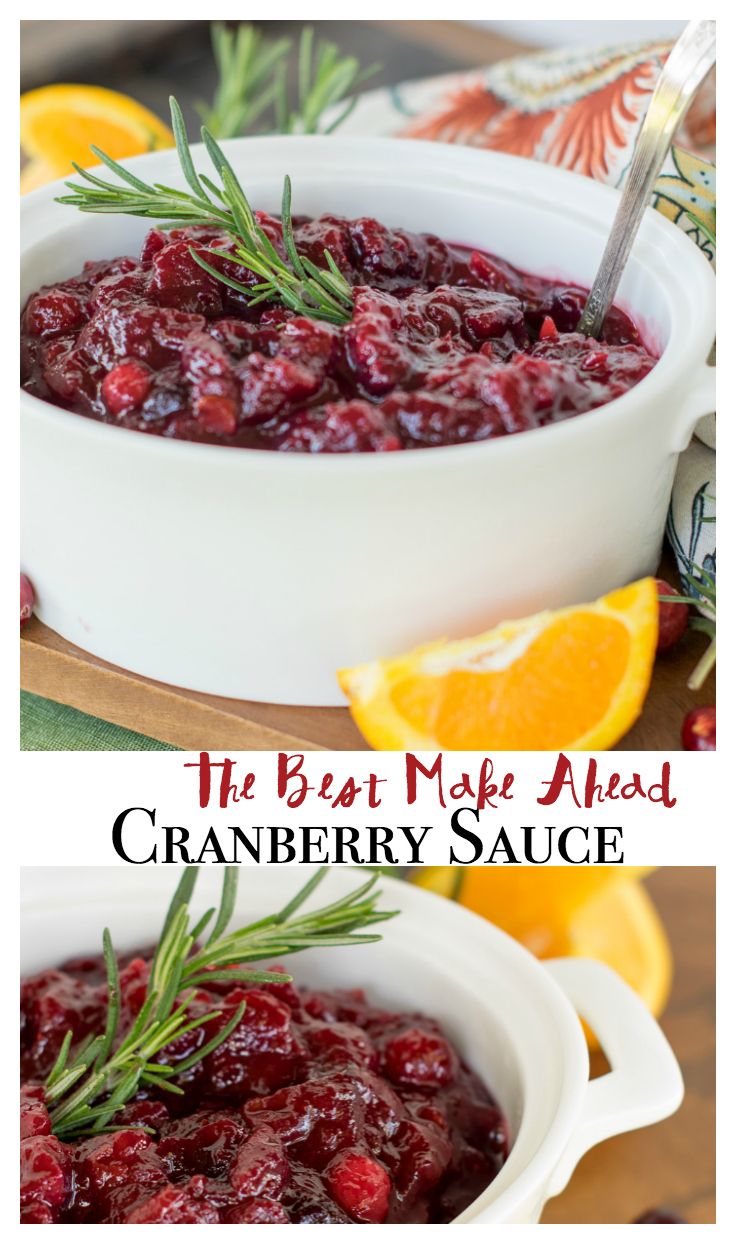 The Best Cranberry Sauce Recipe You Ll Find Make Ahead Easy