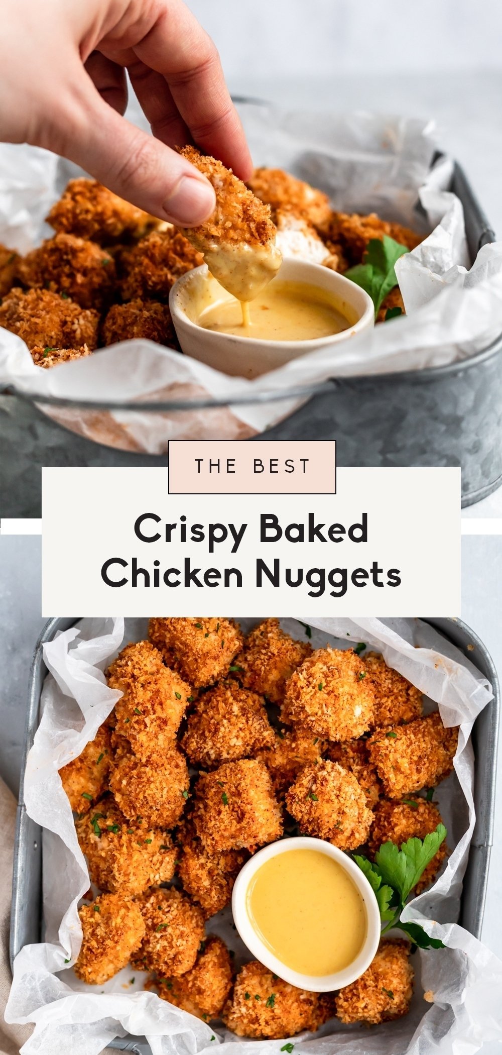 The Best Crispy Baked Chicken Nuggets Ambitious Kitchen Recipe