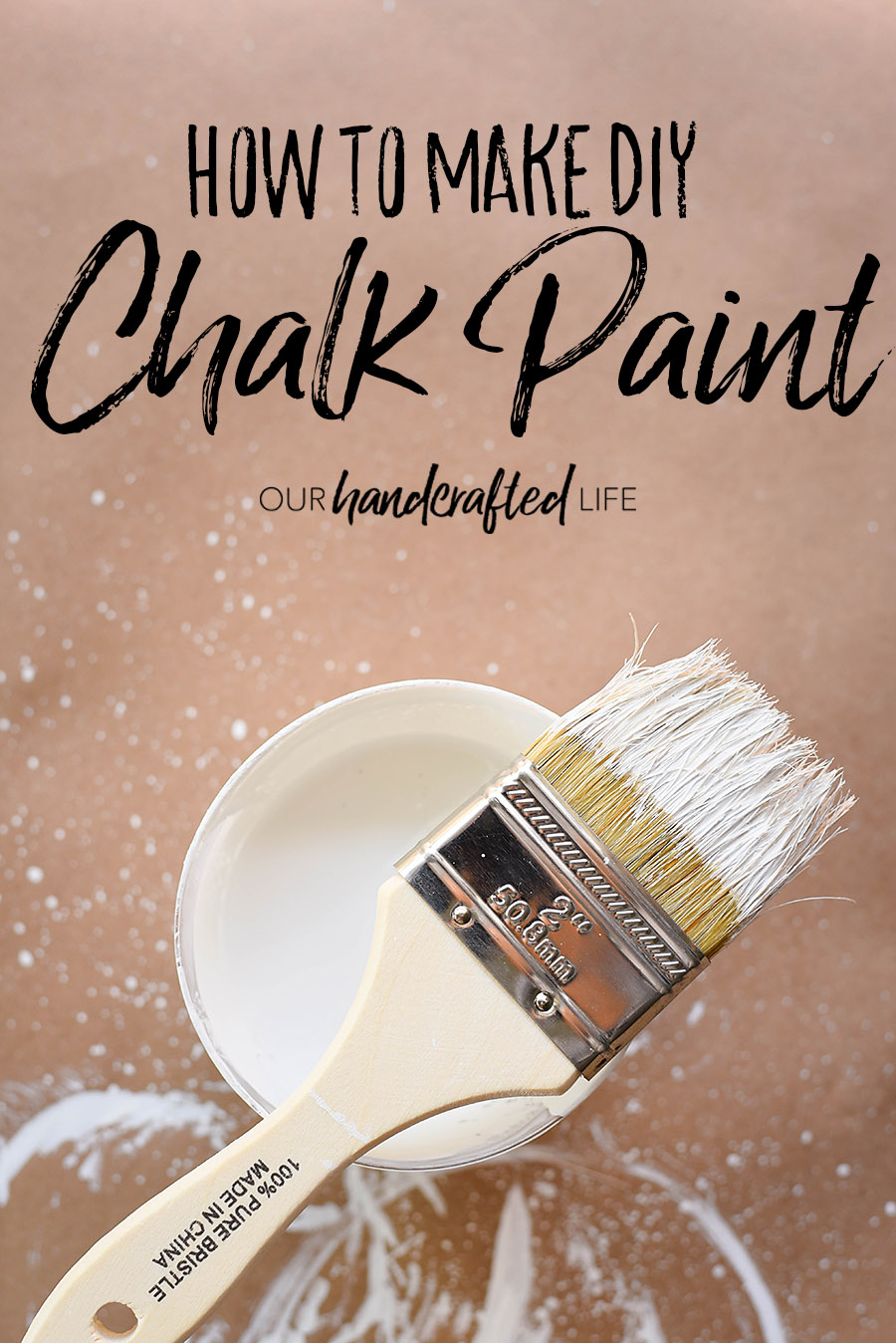 The Best Diy Chalk Paint Recipe Our Handcrafted Life