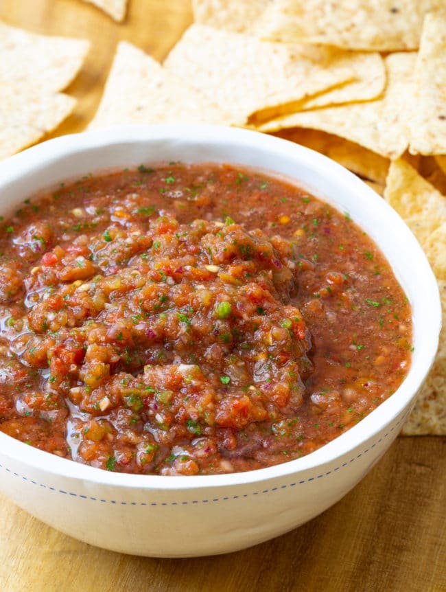 The Best Homemade Salsa You Amp 39 Ll Ever Eat Wholesomelicious Recipe Hot Salsa Recipes Mexican