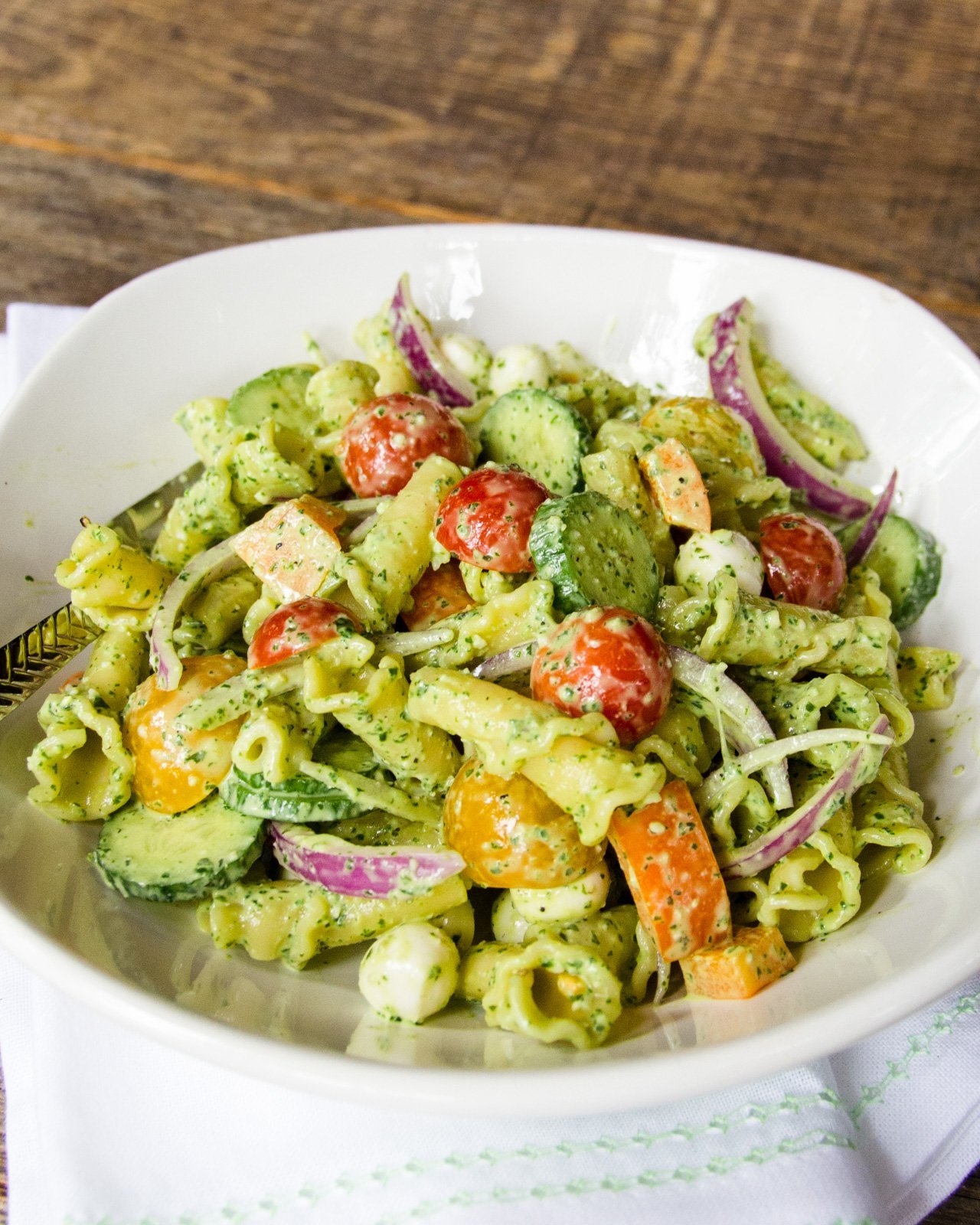 The Best Ideas For Cold Pesto Pasta Salad Best Recipes Ideas And