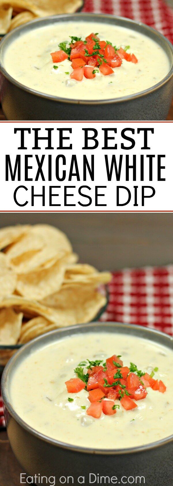 The Best Mexican White Cheese Dip Authentic Queso Dip Recipe Queso Dip Recipes Queso Dip Queso