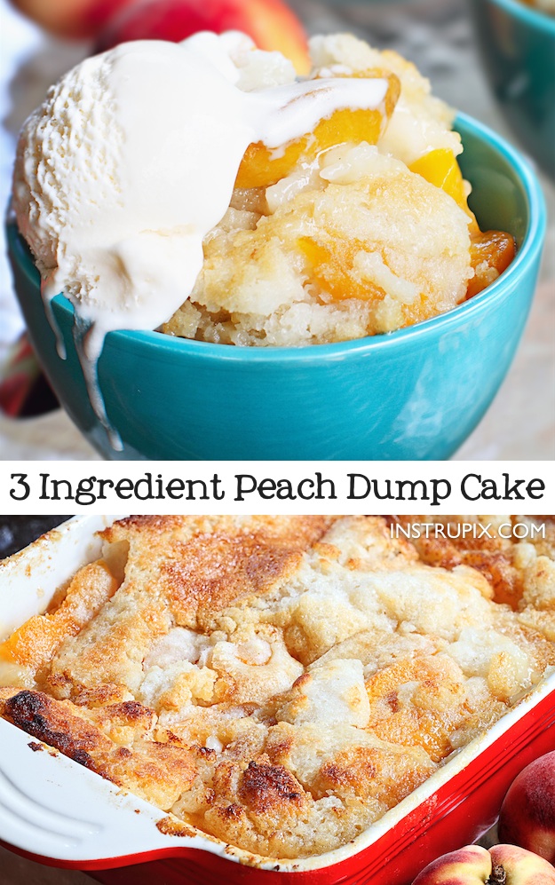 The Best Quick And Easy Peach Dump Cake Recipe Peach Cobbler Dump Cake