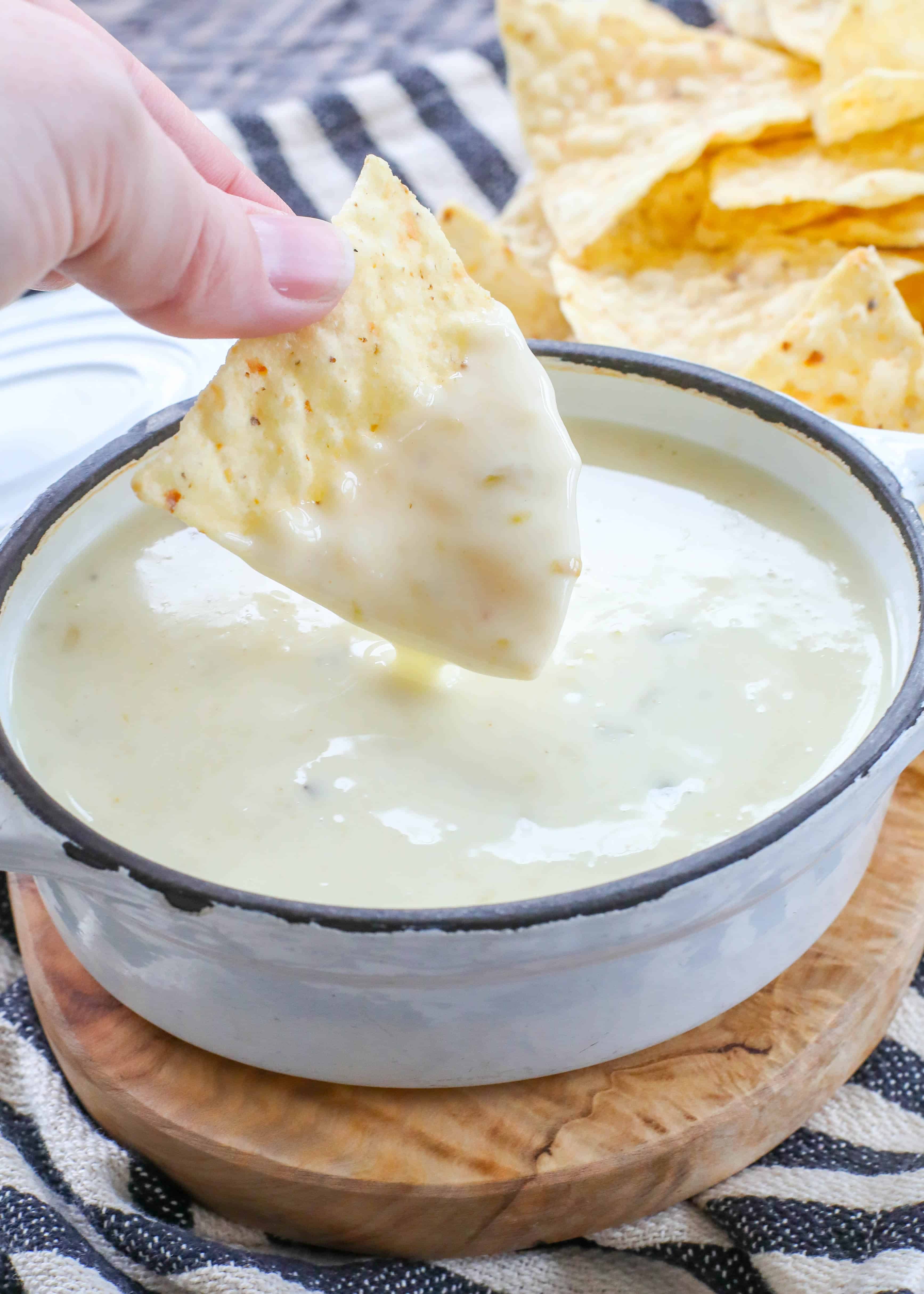 The Best Resaurant Queso Blanco Dip Queso Blanco Recipe Queso Recipe Dip Recipes