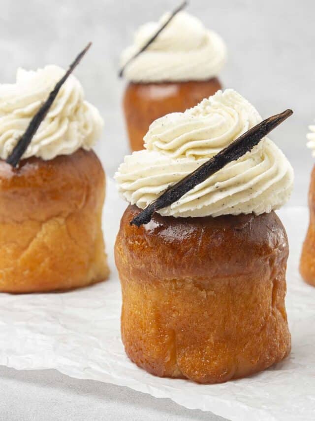 The Best Rum Baba Video Spatula Desserts