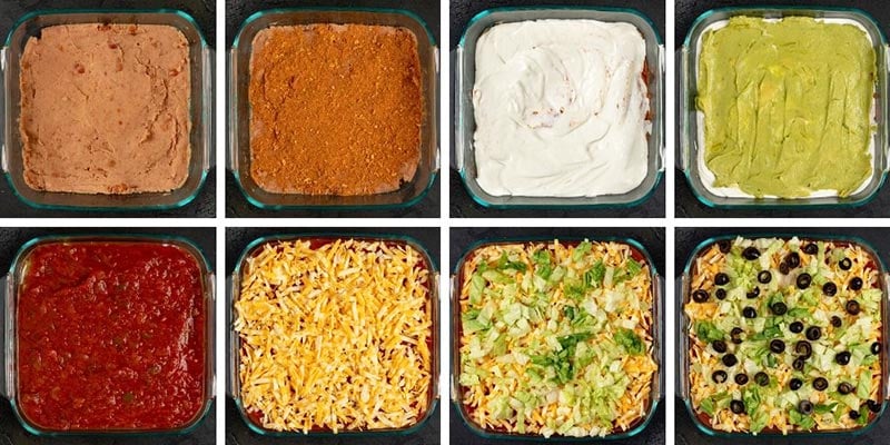 The Best Seven Layer Taco Dip Tastes Of Lizzy T