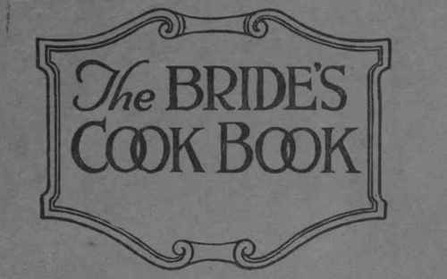 The Bride S Cook Book Filling Recipes Cookbook Cream Filling Recipe