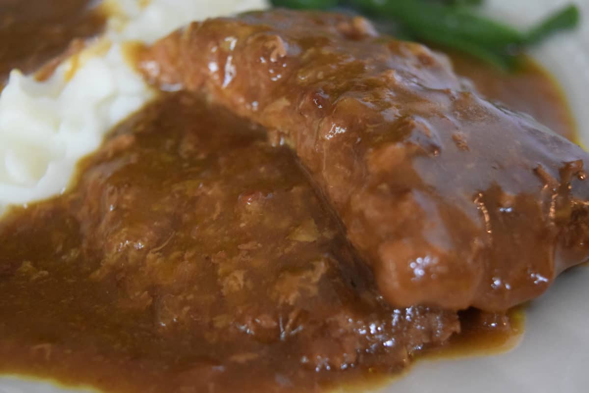 The Easiest Crockpot Steak And Gravy Recipe