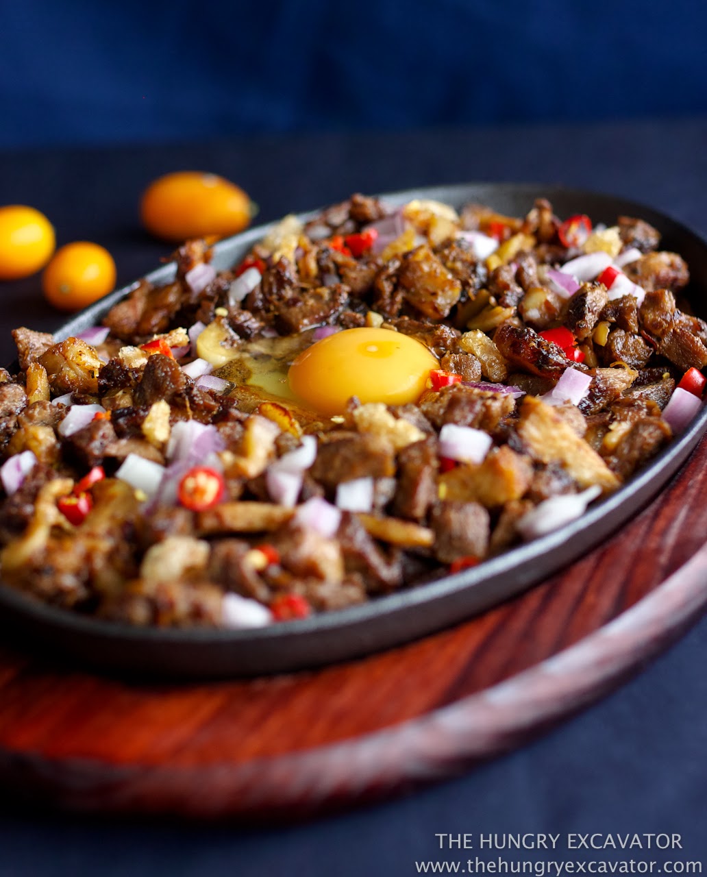 The Hungry Excavator Sizzling Pork Sisig Recipe