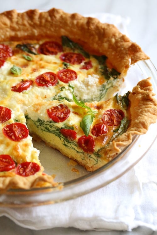 The Iron You Easy Spinach Ricotta Quiche