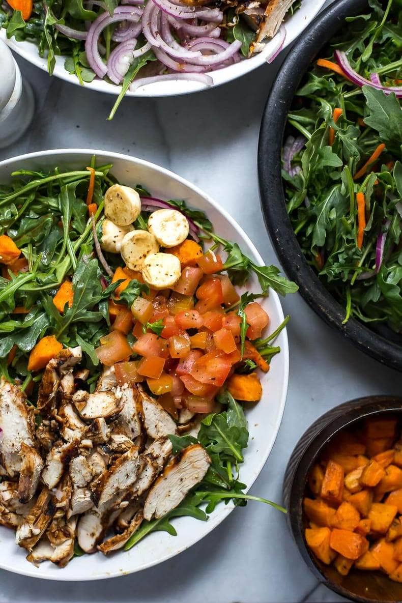 The Lifestyle Notebook Grilled Chicken Arugula Salad