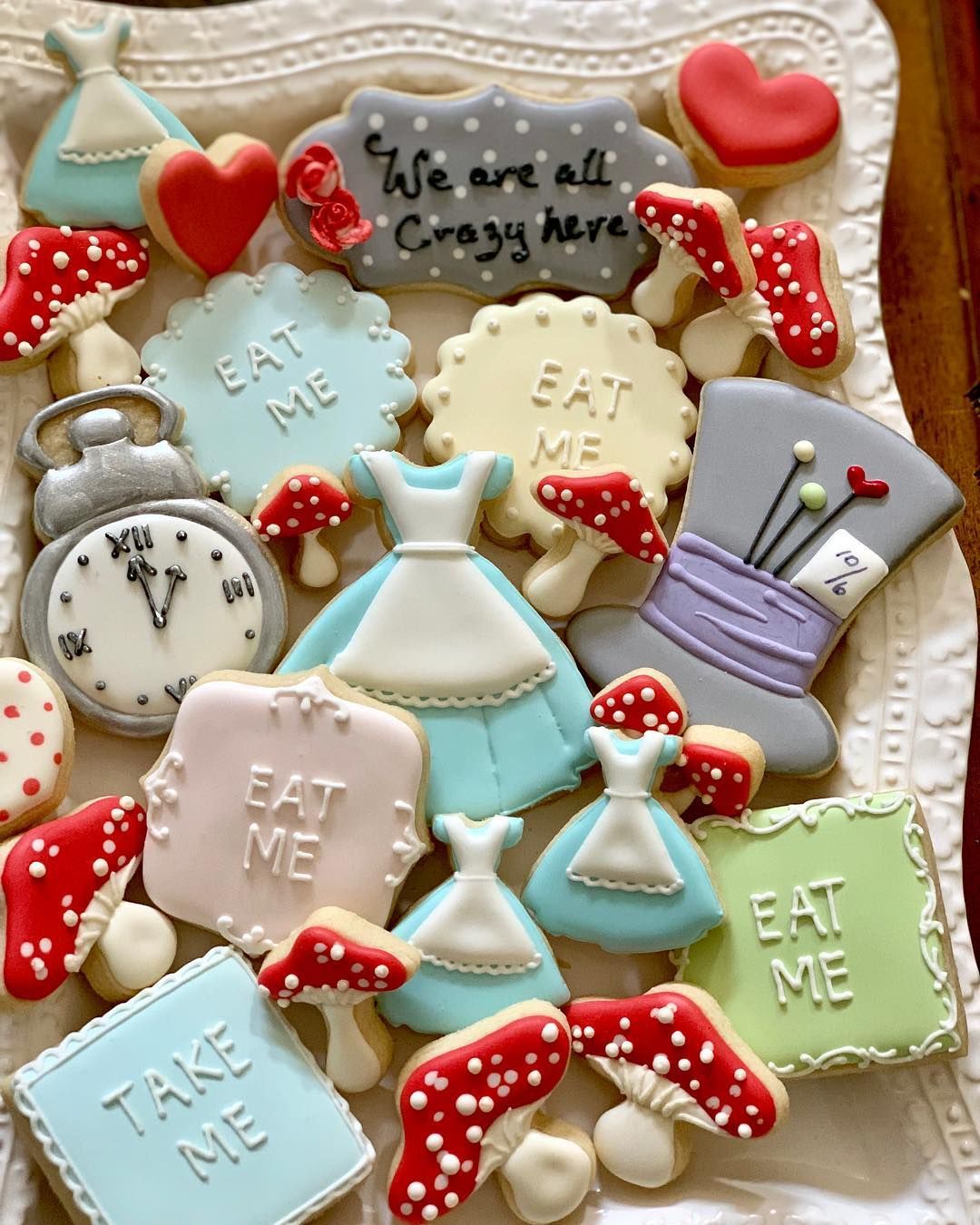 The Magical Cookies From Alice In Wonderland Alice In Wonderland Food Disney Dishes Disney