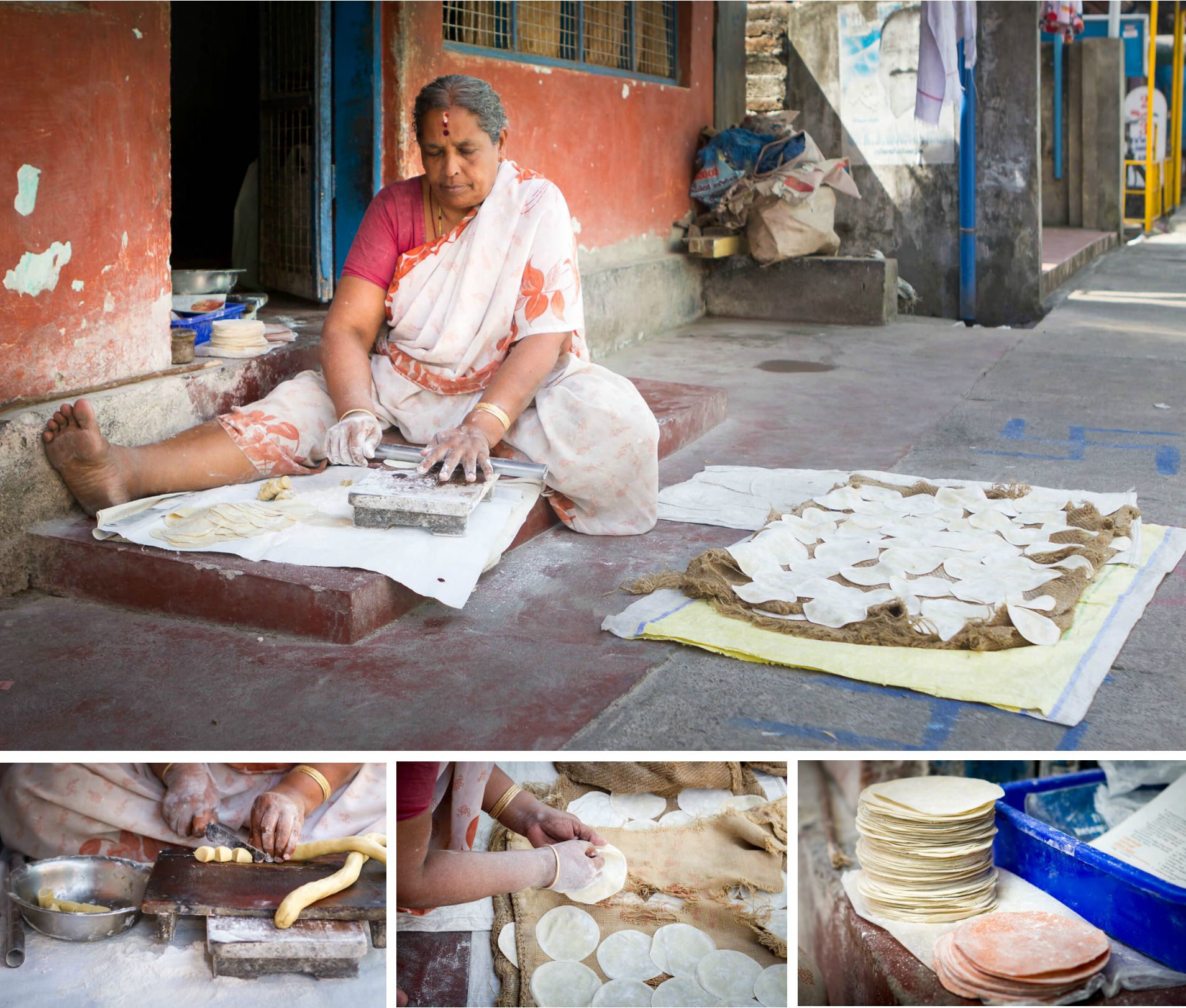 The Pappadam Makers Of Cherlai