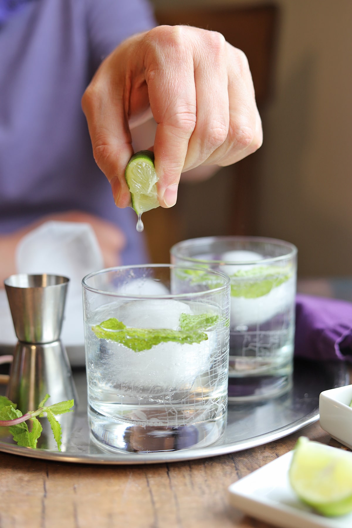 The Perfect Gin And Tonic With Lime And Mint Cadry Amp 39 S Kitchen