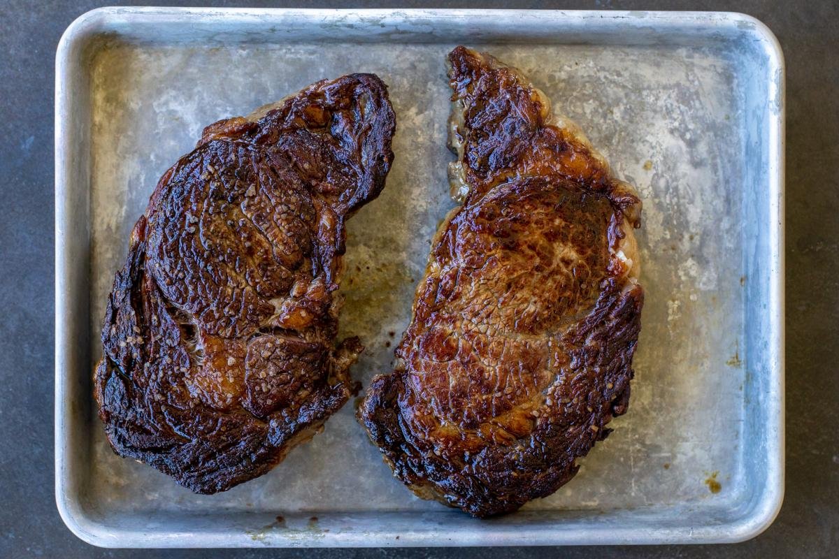 The Perfect Ribeye Steak In The Oven Momsdish