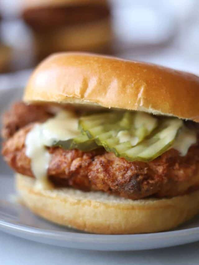 The Ultimate Crispy Chicken Burger Simply Made Eats