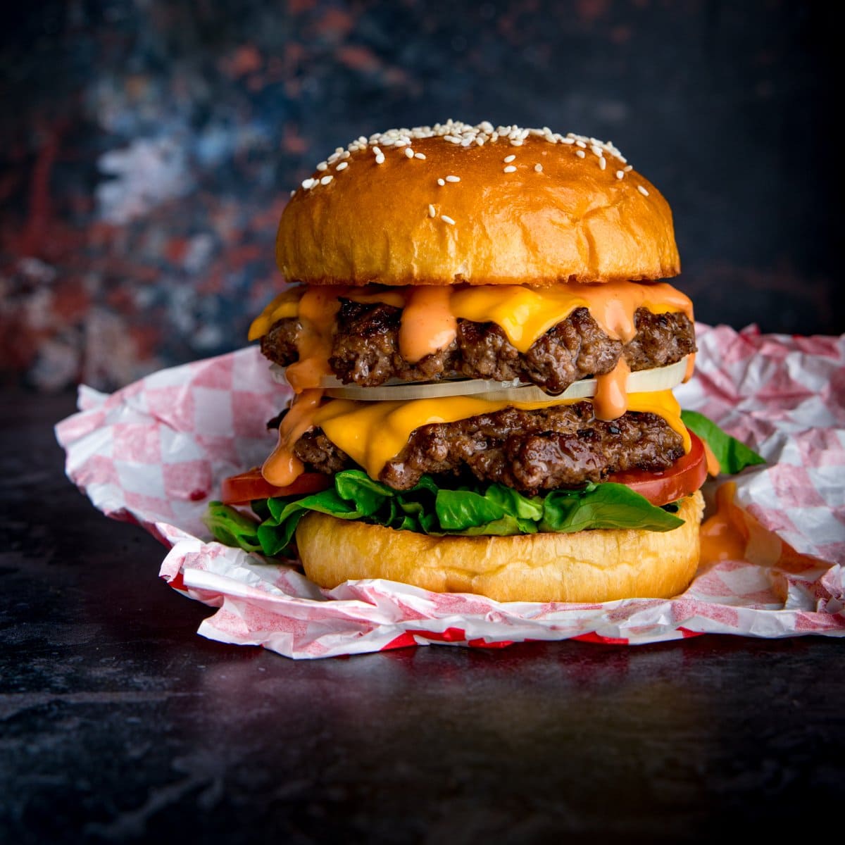 The Ultimate Double Cheeseburger Nicky Amp 39 S Kitchen Sanctuary Double Cheeseburger Burger Sauce