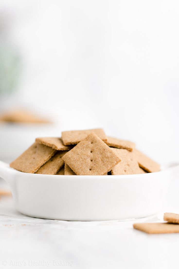 The Ultimate Healthy Homemade Mini Cinnamon Graham Crackers Easy 1