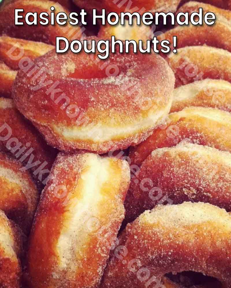 These Are The Easiest Doughnuts You Ll Ever Make Homemade Donuts