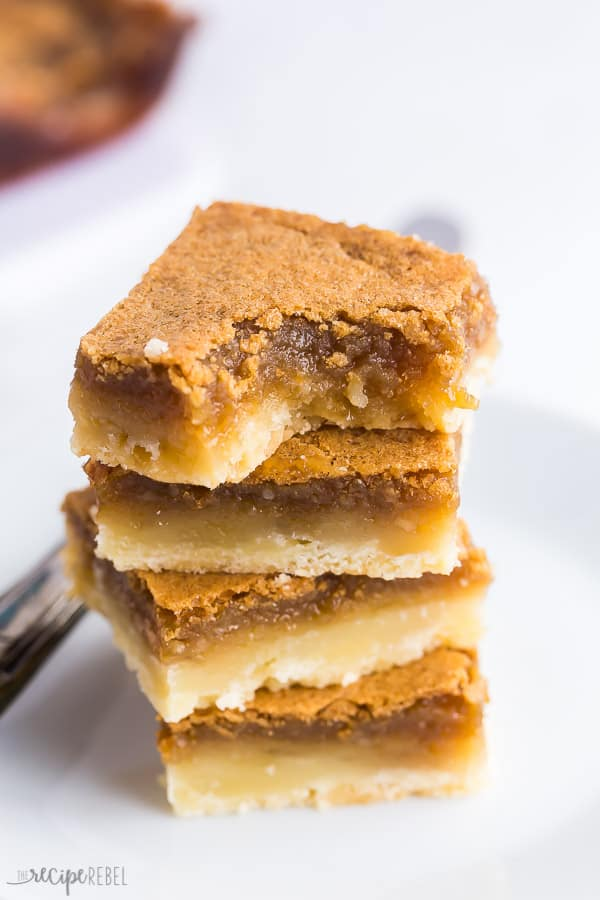 These Butter Tart Squares Are So Sweet And Gooey A Shortbread Crust