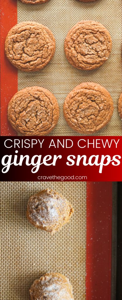 These Ginger Snap Cookies Are The Best Of Both Worlds Crispy But Chewy