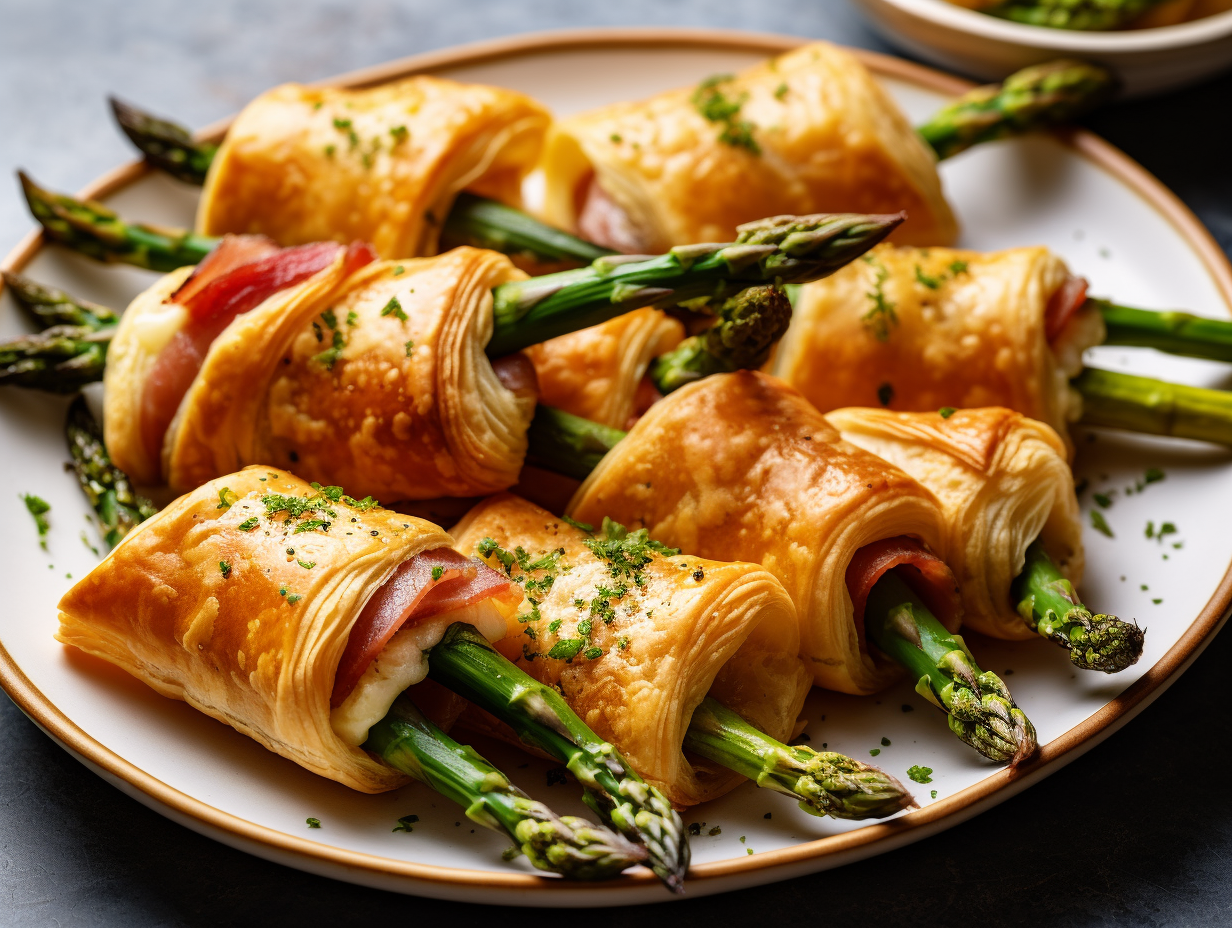 These Prosciutto Asparagus Puff Pastry Bundles Are An Easy And Elegant Appetizer Or