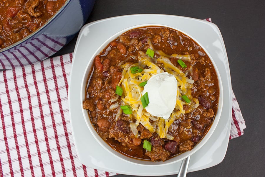 Thick And Hearty Homestyle Chili Recipe Don T Sweat The Recipe