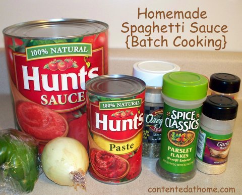 Thick Homemade Spaghetti Sauce A Big Batch Recipe