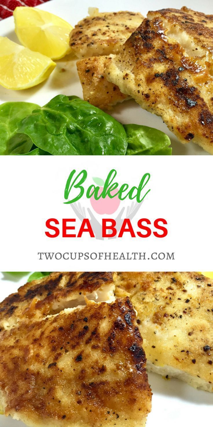 This Baked Sea Bass Recipe Is Not Only Crispy Delicious But It S Also Super Easy And Qui