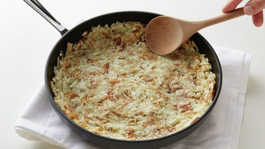 This Breakfast Delight Skillet Has Hashbrowns Eggs Ham Onions