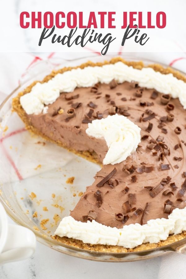 This Chocolate Jello Pudding Pie Is An Easy No Bake Pie That Everyone Loves It Amp 39 S Light And