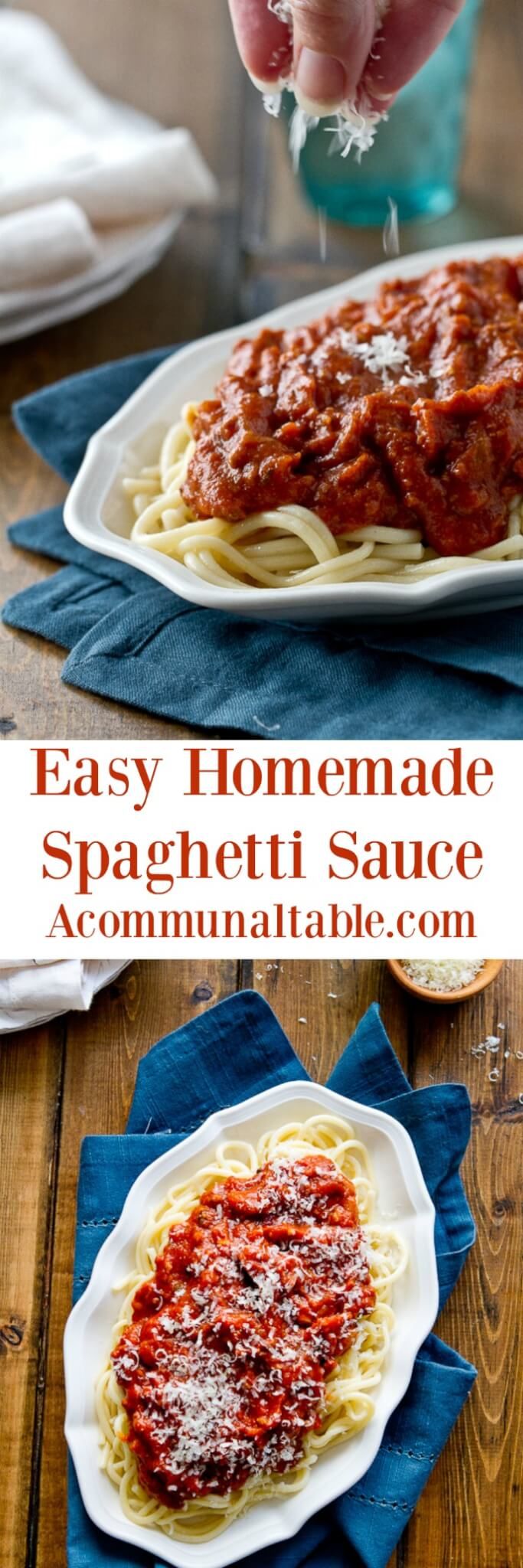 This Classic Easy Homemade Spaghetti Sauce Recipe Is A Rich Flavorful