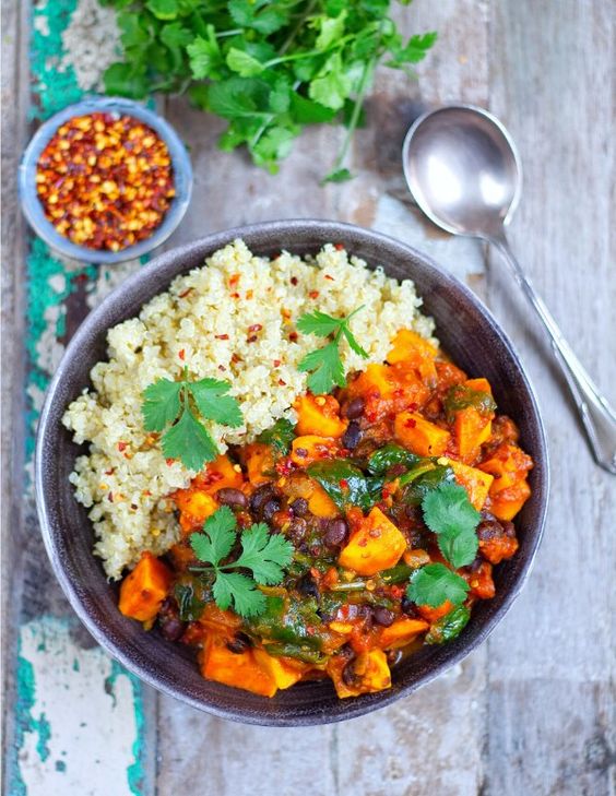 This Comforting And Flavorful Spicy Black Bean Potato Stew Is Easy To