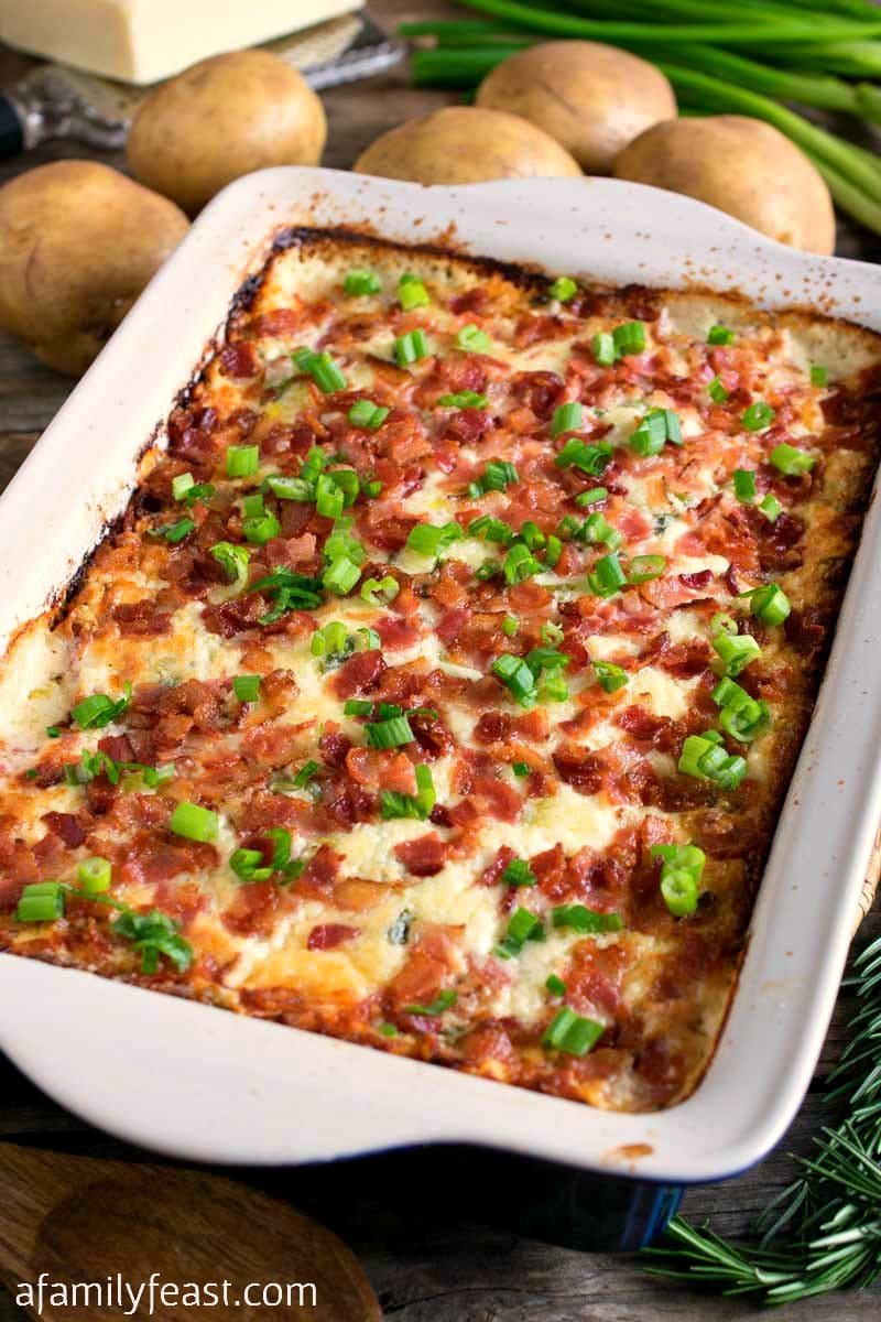 This Easy Cheesy Potato Casserole Is Great To Prep And Make Ahead Then