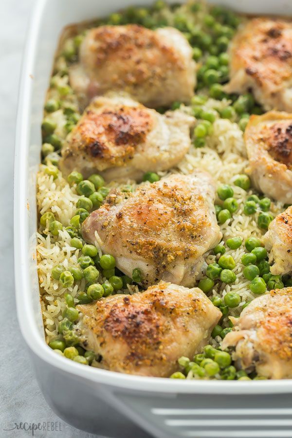 This Easy Chicken And Rice Bake Is A Dinner Winner Easy Chicken And