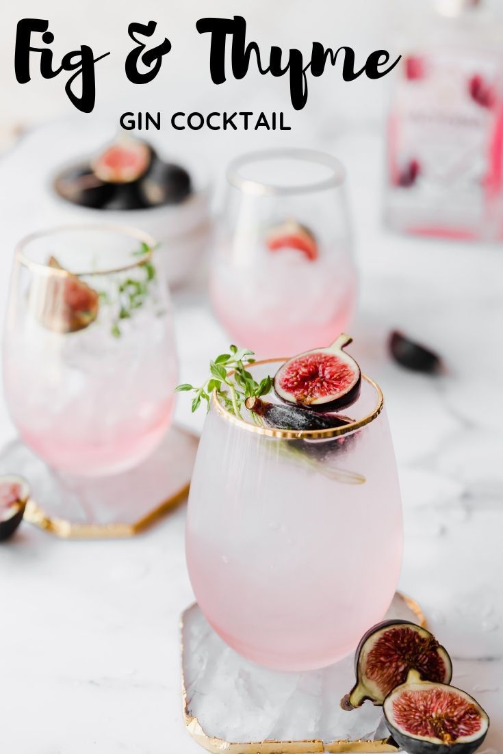 This Easy Fig Thyme Gin Cocktail Is A Definite Must Try After A Long