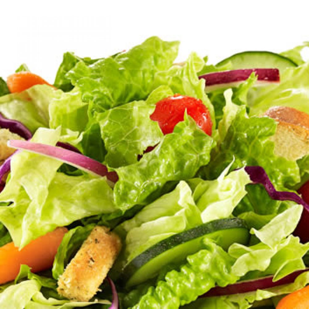 This Easy Garden Salad Recipe Combines Fresh Crunchy Veggies And Greens With Croutons And