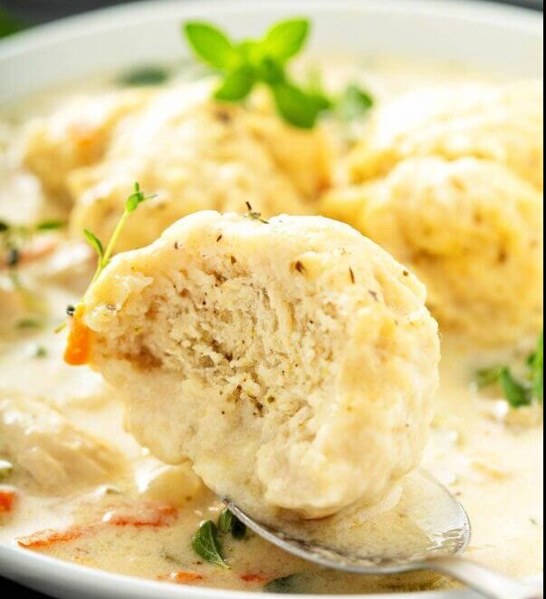 This Easy Recipe For My Family S Favorite Creamy Homemade Chicken And Dumplings Homemade