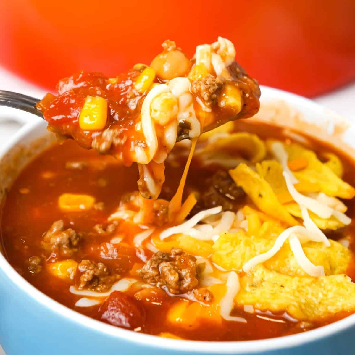 This Easy Taco Soup Is Packed With Flavor Takes Less Than 30 Minutes