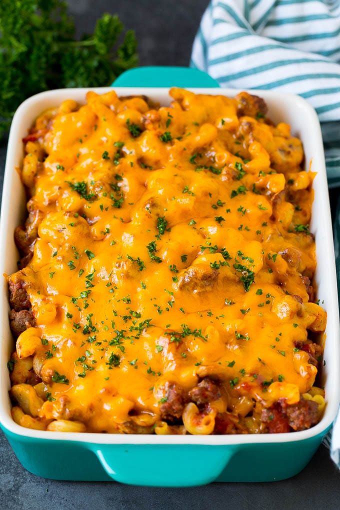 This Hamburger Casserole Is Ground Beef And Mushrooms In Tomato Sauce Tossed Beef Casserole