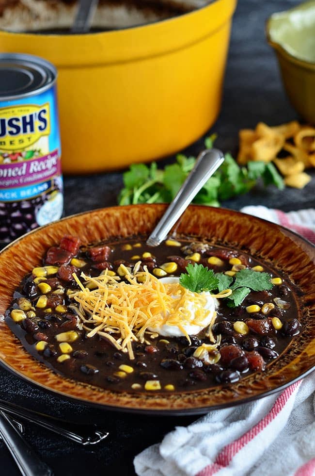 This Hearty Southwest Black Bean Soup Is Full Of Flavor You Ll Never