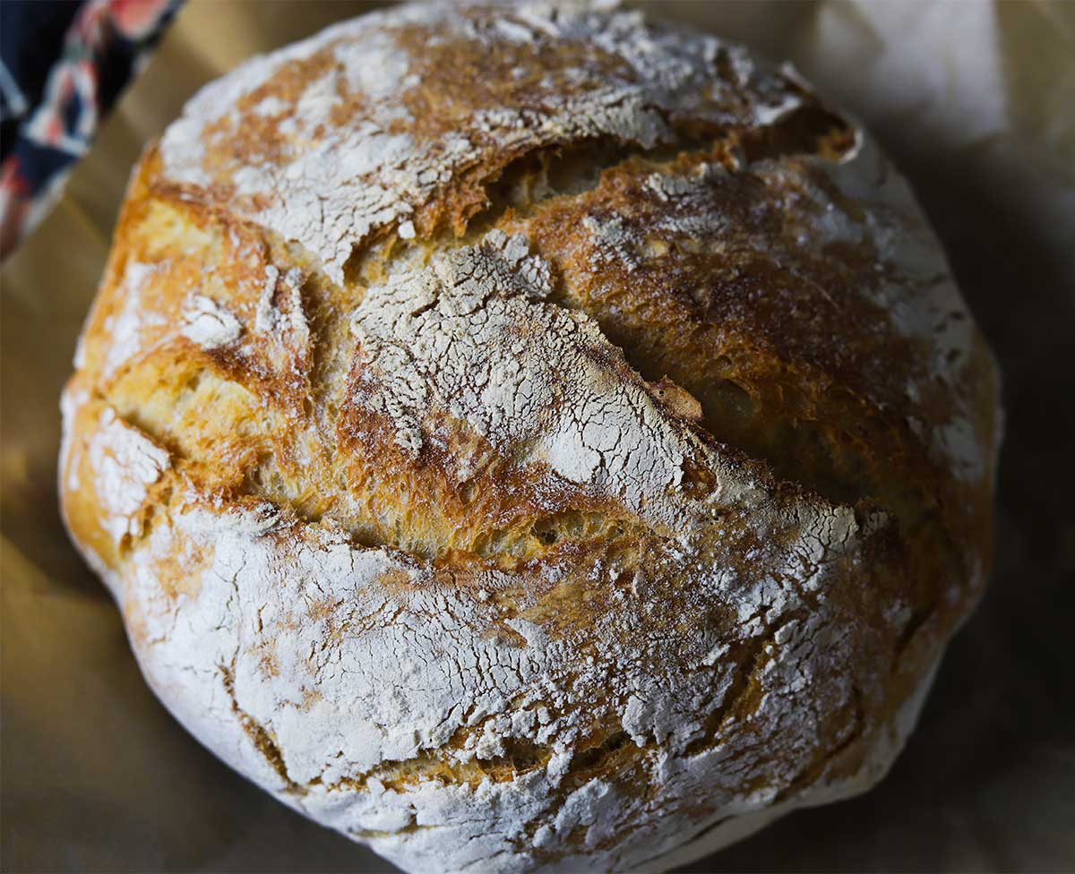 This Homemade Rustic Crusty Bread Is The Most Delicious Bread That Will Ever Come Out Of Your