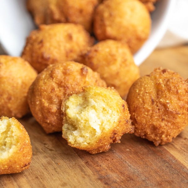 This Homemade Southern Hushpuppies Recipe Is Made With Cornmeal And