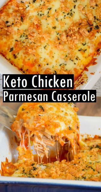 This Keto Chicken Parmesan Casserole Is A Super Easy Dinner Recipe